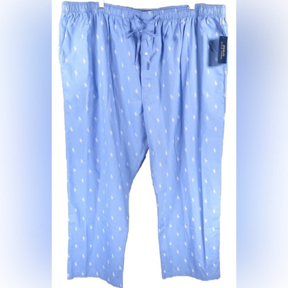 NWT POLO RALPH LAUREN SIGNATURE PONY Sleepwear PANTS BIG AND TALL 3XL - Picture 1 of 7